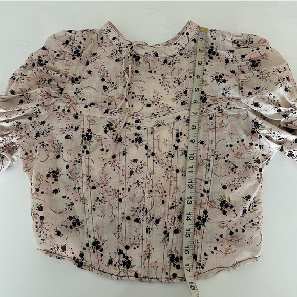 Bohme Mae Floral gold buckle blouse size S - Picture 6 of 16